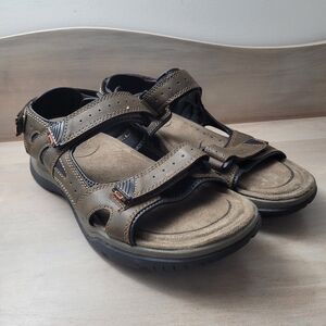 Earth Spirit Men's Brett Active Sandals 13 Brown Casual Comfortable Walking NEW